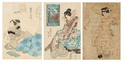 Kikugawa Eizan (1787-1867), Utagawa Kunisada (1786
