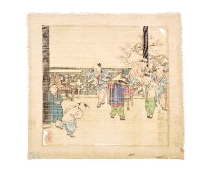 Wang Zhenhai (? - ?)

Garçons jouant

Encre et cou