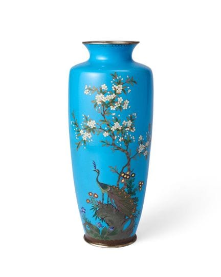 Vase japonais en émail cloisonné

Période Meiji

O