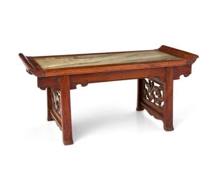Tavolino-altare in miniatura in legno di huanghual