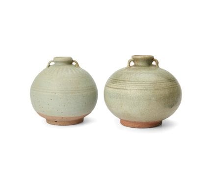 Paire de jarres de Sukhothai à glaçure céladon

XV