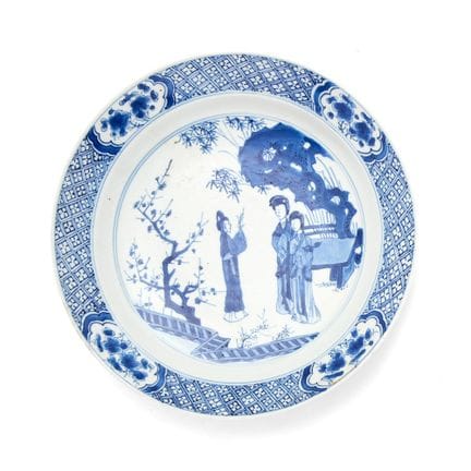 Piatto cinese "da signora" blu e bianco

Dinastia 