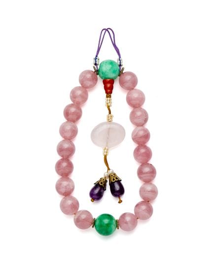 Un chapelet chinois en tourmaline et jadéite

Dyna