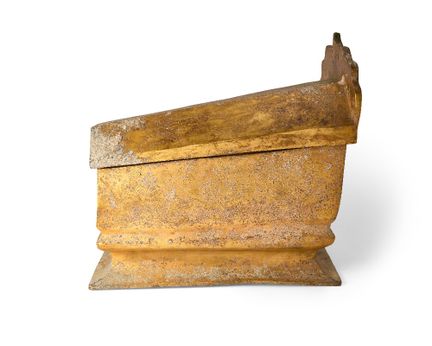 Coffret-reliquaire chinois en bronze doré de style