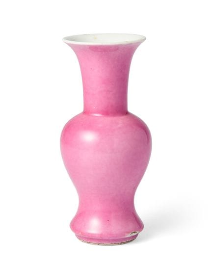 Vase balustre chinois monochrome rose

Dynastie Qi