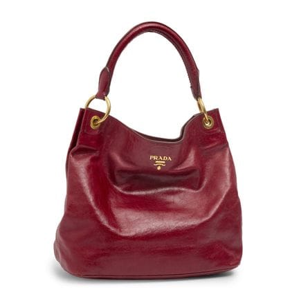 Prada.

Sac cabas de shopping, en cuir de veau rub