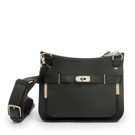 Hermès.

Jypsière 28, 2017, en cuir « noir clémenc