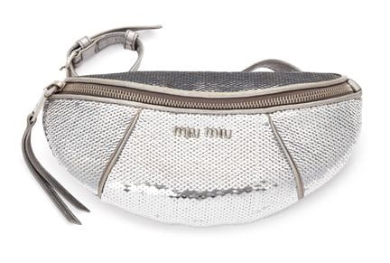 Miu Miu.

Sac à bandoulière zippé en cuir d'agneau