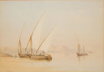 John Varley, Jr.,
britannico, 1850-1933-

Dhow sul