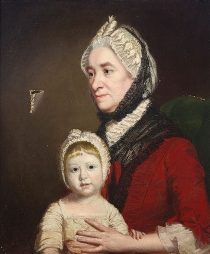 托马斯·比奇，
英国，1738-1806-

阿拉贝拉·克雷文女士（1774-1819）肖像，半身像