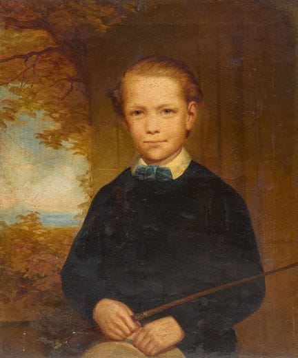 British School,
late 19th century-

Portrait of a 