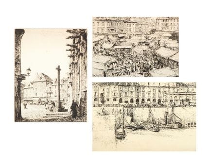 Stanley Anderson, RA RE,
britannico, 1884-1966-

L