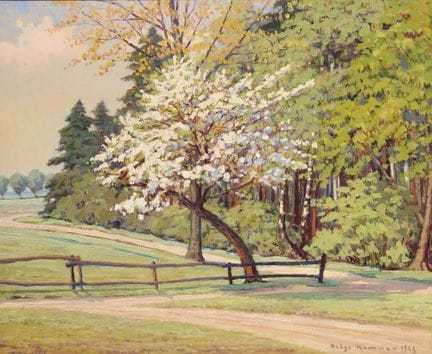 Helge Kemner,
Suédois, 1883-1934-

Une prairie bor