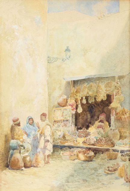 Charles Robertson, RWS,
britannico, 1844-1891-

Un