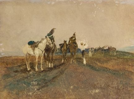German School,
19th century-

German cavalry soldi