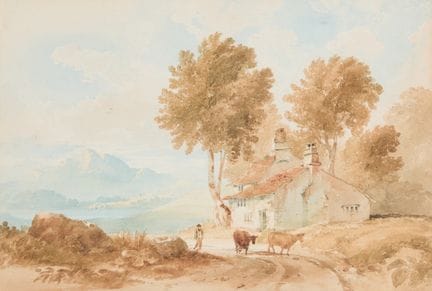 Anthony Vandyke Copley Fielding, prigioniero di gu