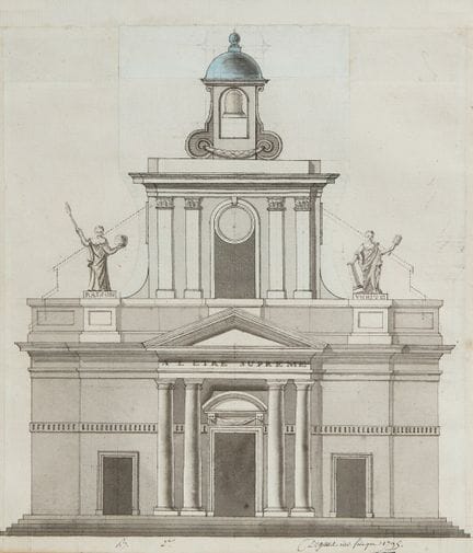 French School,
late 18th century-

Design for the 
