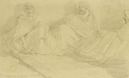 Eugène Fromentin,
francese, 1820-1876-

Figure nor