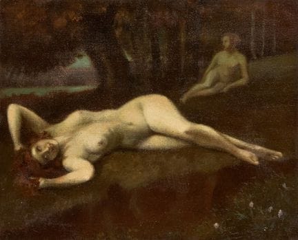 Circle of Jean-Jacques Henner,
French 1829-1905-

