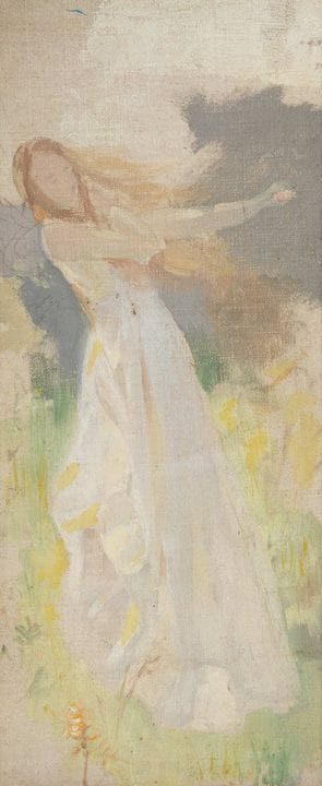 Albert Lynch,
French 1860-1950-

The Maiden of Spr