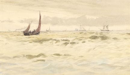 William Lionel Wyllie, RA,
britannico, 1851-1931-
