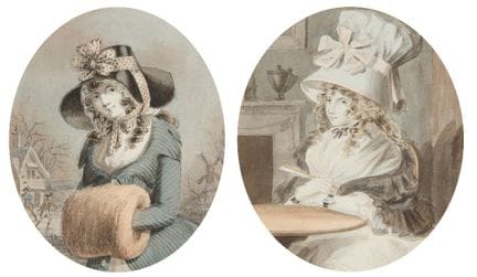 Robert Dighton,
britannico, 1752-1814-

Coppia di 