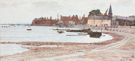 Walter Crane, RWS,
britannico, 1845-1915-

Bosham;