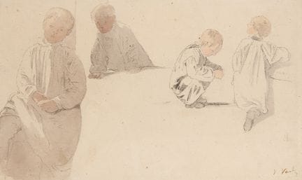 John Varley, OWS,
britannico, 1778-1842-

Quattro 