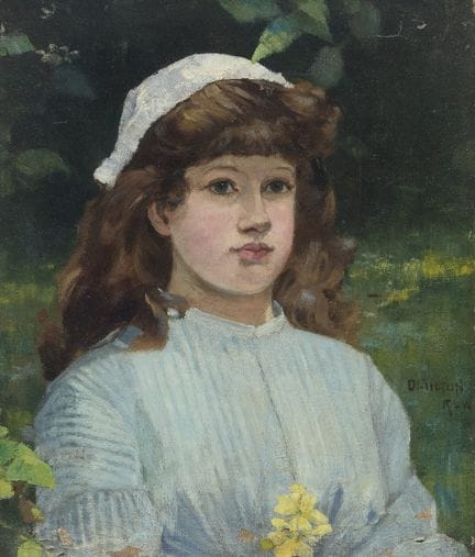 David Fulton, RSW,
Scottish 1848-1930-

Portrait o