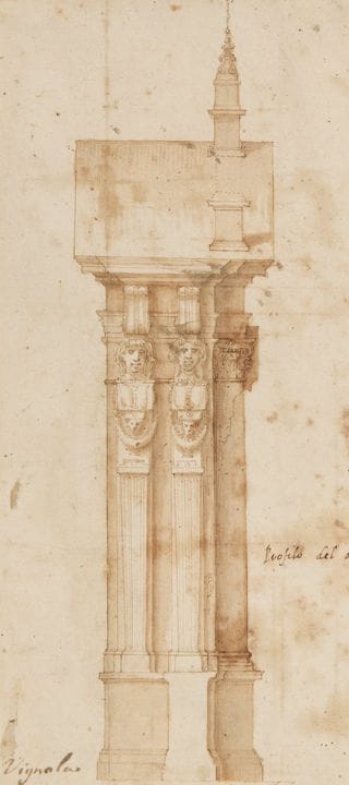 Italian School,
16th/17th century-

An architectur