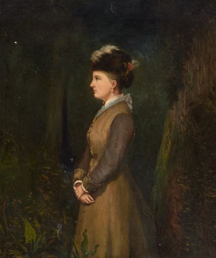 Circle of Alfred Émile Léopold Stevens,
Belgian 18