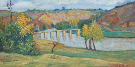 Raoul Adam,
Français, 1881-1948-

Vue d'un paysage