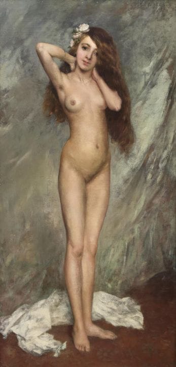 Pierre Carrier-Belleuse,
French 1850-1932-

Portra