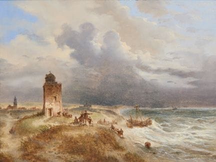 据安德烈亚斯·谢尔夫豪特（Andreas Schelfhout）作品仿作，
荷兰，1787-1870