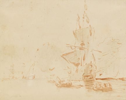 Willem van de Velde the Younger,
Dutch 1633-1707-
