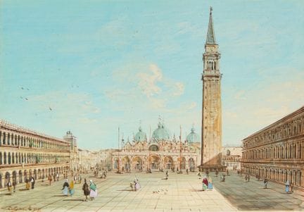 Carlo Grubacs,
italiano 1812/40-1870-

Piazza San 