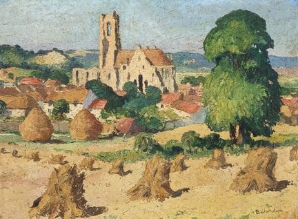 Gaston Balande,
francese, 1880-1970-

Paesaggio;

