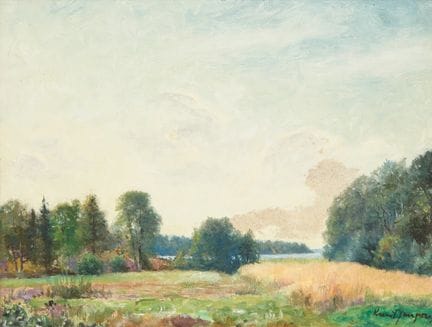 Knut Janson,
Swedish 1882-1966-

Landscape with a 