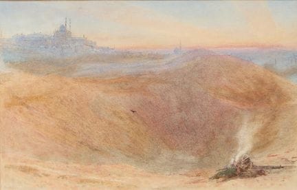 Albert Goodwin, RWS,
britannico, 1845-1932-

Una v