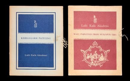 I volumi 8 e 12 della collana Lalit Kala Akademi,
