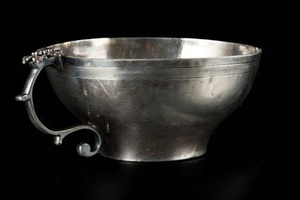 Coppa da vino con manico in argento,
Impero ottoma
