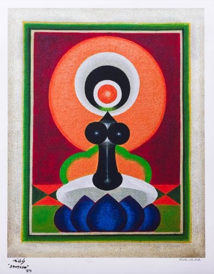 GR Santosh, indiano, 1929-1997

Senza titolo; 1989