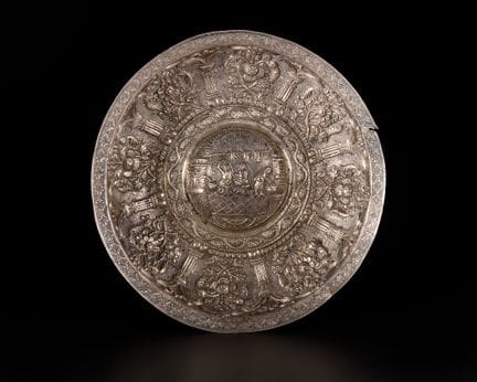 A repoussé silver hammam bowl,
Balkans, Ottoman pr