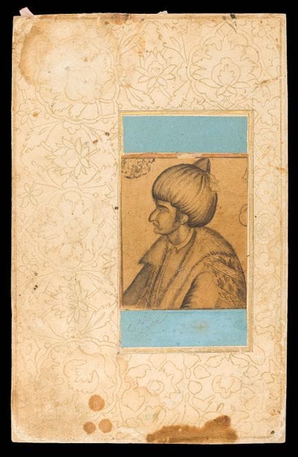 Ritratto a busto di un sultano ottomano,
Turchia o