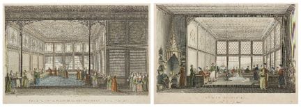 Da Antoine-Ignace Melling,
Interno di un caffè pub