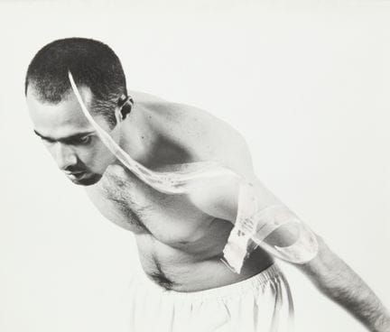 萨德格·蒂拉夫坎，伊朗裔加拿大人，1965-2013；

《身体曲线》，2002年

背面签名“S.