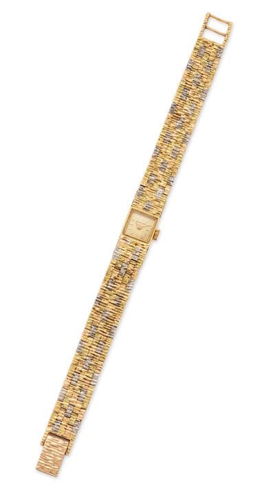 Bueche-Girod. An 18ct three colour gold bracelet w