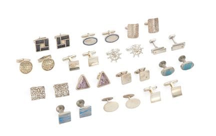 Un ensemble de boutons de manchettes, comprenant :