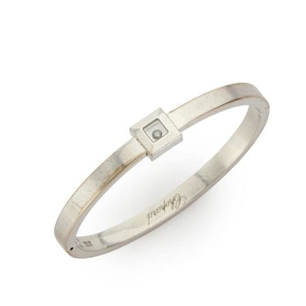 Chopard. Bracelet articulé « Happy Diamonds » en o