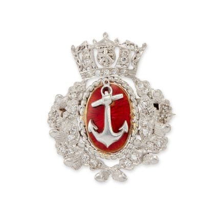 Broche « sweetheart » du début du XXe siècle desti